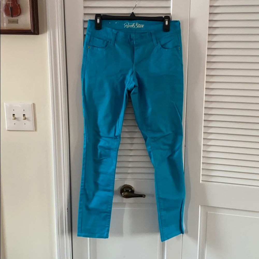 Old Navy Rockstar Skinny Jeans - Aqua Blue